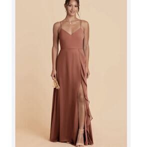 Birdy Grey Theresa Dress Size L Desert Rose Formal Wedding Bridesmaid Gown